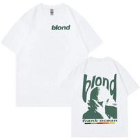 Rapper Frank Retro Graphic T Shirt Unisex's Hip Hop Ocean Album Clothing T-Shirts Y2k Unisex Blond Fashion Oversized Cotton T-shirt 4XL