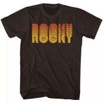 Rocky Retro Rocky Dark Chocolate T Shirt XL