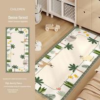 Children's Room Cute Cartoon Non-Slip Bedside Rug 60x160cm - Formaldehyde-Free