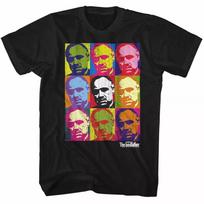 Godfather Vito Warhol Black Adult T Shirt S