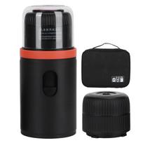 Manual Coffee Machine Fit for Nespresso Capsules Portable Hand Press Coffee Maker black