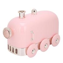 300ml Portable Vintage Ultrasonic Humidifier Desktop Light Bedroom Air Mist MakerPink white