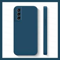 Skirta Samsung Galaxy S21 FE dėklas A13 A33 A53 A73 A03 Core S20 S21 FE dangtelis Skysto silikono smūgiams atsparus telefono dėklas Skirta Samsung S21 FE For Samsung S22 Pro mėlyna