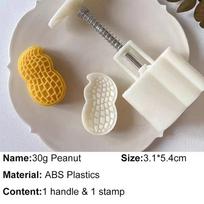 30G 50G 75G Mini žemės riešuto formos mėnulio pyrago forma sausainių pjaustyklė rėmelis kūrybingas pyragas trapus pyragaitis desertas kepimo priedai įrankiai gray