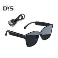 Bluetooth-compatible Smart Sunglasses with Open Ear Audio Voice Control Hands-Free Rechargeable UV-proof Music Glasses Eyewear juoda