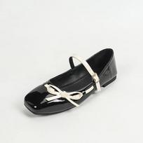 Casual Woman Shoes Elegant Female Footwear Bowknot Ballet Flats Round Toe Big Size Dress Ballerinas Mary Jane Shoes for Women 35