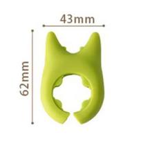 Kitchen Spoon Holders Shovel Spatula Rack Shelf Organizer Silicone Non-slip Anti-Scald Holder Steam Releaser Cooking Utensils Green 2Pcs