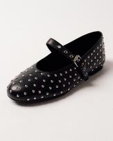 Ballet flats women Fabio Monelli 196921 36 black leather 36 juoda