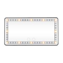LED Mirror Car Sun Visor Accessories Dimmable Rechargeable Easy to Install Universal Lighted juoda