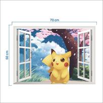 3D Sienos Lipdukas Vaikų Kambariams Namų Dekoravimas Animacinis Pasidaryk pats Plakatas Nuimamas Lipdukas 50 * 70CM