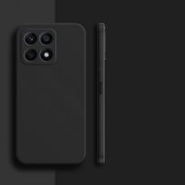 Dėklas Honor X8a Dangtelis Honor X7a X8a X9a Dėklai Originalus TPU Smūgiams atsparus Skysto silikono Apsauginis Telefono Galinis Dangtelis Honor X8a Honor X7a juoda