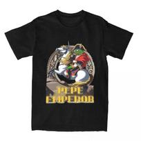 Men Women's Funny Frog Pepes Emperor Shirt Merchandise Frogs Meme Pure  T-shirt Clothing Casual Tees Printed S juoda