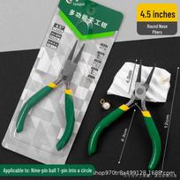 Handmade Needle, Round, Bent, and Oblique-Nosed Pliers for Jewelry Crafts