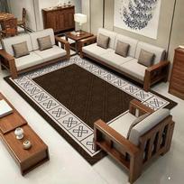 Modern Simple Crystal Velvet Carpet for Living Room and Bedroom - New Chinese Style 80x120 cm