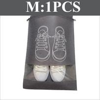 Non-woven Shoes Bag Waterproof Dustproof Travel Bag Portable Tote Drawstring Bag For Shoes Storage Shoes Organizer 2024 M:1PCS