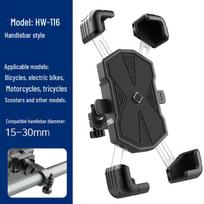 Upgraded Stainless Steel Phone Holder for Bikes & Motorcycles black