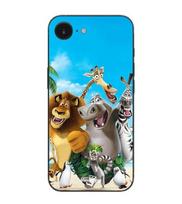 Maniacase Case For Iphone 16E Madagascar Anime juoda