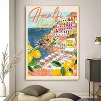 1pc La Dolce Vita Lemon Prints Poster Poster Art Print Bar Living Room Furniture Decor 21*30cm No Frame