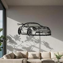 1 pièce, Décoration murale en métal de voiture, 40 cm * 16 cm, Panneau de voiture, Décoration murale créative, Décoration de maison moderne unique TY7161 juoda