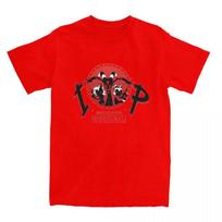 Helluva Boss Start Up Killing Company Men T Shirt Blitzo Cartoon Cool Tees Short Sleeve Crew Neck T-Shirts Tops S raudona