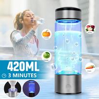 420 ml 3 min. nešiojamasis vandeniliu praturtintas vandens puodelis, jonizatorius / generatorius Super Antioxidants ORP vandenilio butelis, įkraunamas white