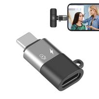 PULUZ 8 kontaktų į USB-C / Type-C OTG adapteris (Juoda) juoda