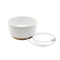 Išmanus 5V USB šildomas dubenėlis katėms, pastovios temperatūros vandens dozatorius, 1000 ml dubenėlis white