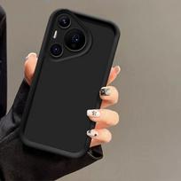 For Huawei Pura 70 Pro Case Huawei Pura 70 Pro+ Phone Case Pura70 Pro Plus Matte Back Cover Skin Feel Protection Shockproof case Huawei Pura70ProPlus black