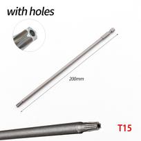 Torx Screwdriver Bits Kit Torx 7.78In Grey Hex Shank T15