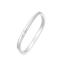Gold Titanium Square Diamond Ring - Simple, Trendy Stainless Steel Jewelry for Couples 8