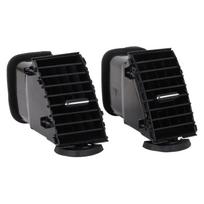 1 Pair Front AC Air Vent Grille Outlet 55064?47010 Improved Ventilation Center Dash Air Outlet black