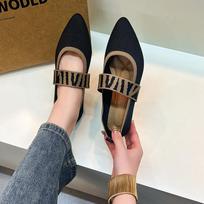 2024 Summer Elegant Women's Ballet Flats Mesh Casual Shoes Woman New Shallow Sneakers Comfortable Pointed Toe Flat Shoes Women 36 juoda