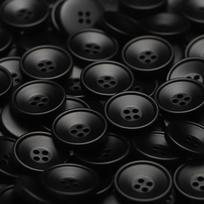5Pcs Manufacturer Supply, Four-Eye Round Resin Button Thickened Spray Paint Double-Sided Nylon Coat Button, Suit Button, Sweater Button. 12 #[18mm four-eye concave olive green]