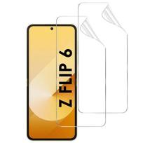 Plastic Screen Protector for Samsung Galaxy Z FLIP 6 [Pack 2] Resistant Anti-Scratch Ultra-Thin Protector Phonillico® skaidri