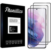 Tempered Glass for Samsung S21 [Pack 2] Protective Glass Film Screen Protector Phonillico® juoda