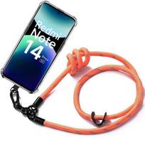 Case for Xiaomi Redmi Note 14 Pro Plus 5G - with Orange Lanyard - EFConnection