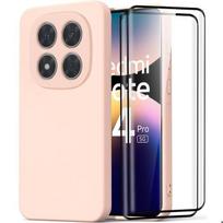 Case for Xiaomi Redmi Note 14 Pro 5G (not for 4G) - Rose + 2 Tempered Glasses - EFConnection®