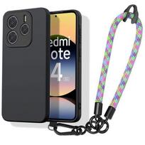 Case for Xiaomi Redmi Note 14 5G (not for 4G) Shockproof Protection with Removable Multicolor Bracelet