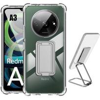 Coque - E.F.CONNECTION - pour Xiaomi Redmi A3 - Antichoc - TPU Silicone - Support Anneau Rotatif