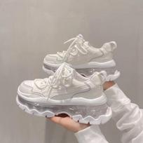 Air cushion bottom dad shoes children ins tide 2025 spring and summer new heightening casual sports shoes versatile little white shoes Random stock shoes balta