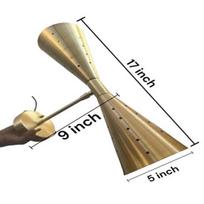 Mid Century Gold Brass Wall Sconces Atomic Butterfly Double Cone Vanity Light Fixture Sconce