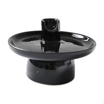 Ceramic Sage Bowl Palo Santo Holder for Office and Living Space Black