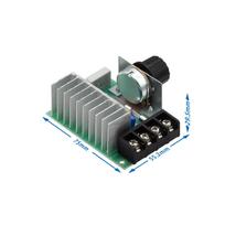 4000W high-power silicon controlled electronic voltage regulator dimming speed regulation temperature with insurance case