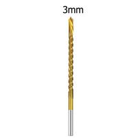 6 vnt. greitapjovio plieno, padengto titanu, bebro pjūklo grąžtas. Medis, Gipsas, Plastikas, Net metalas. Griebkite bet kokią formą 3mm auksas