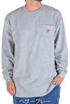 CARHARTT WORK WEAR POCKET TEE Long Sleeve K126 Heather (Carhartt) / L/S T-shirt (L, Gray) [Item]