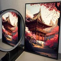 1pc Pop Neon Japan Tokyo Urban Landscape Poster Paper Print Home Bedroom Entrance Bar Cafe Art Painting Decoration 21cm×30cm NoFrame