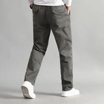 Vyriškos laisvalaikio kelnės Laisvos tiesios plačios kelnės Vyriškos Naujos Retro Streetwear Riedlentės Neutralios Kelnės Madingos Vienspalvės Kelnės 2XL armijos žalia spalva
