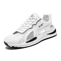 Men's Summer Sneakers Luxury Casual Sports Tennis For Men Trends 2024 Comfortable Mesh Outdoor Fashion Trekking Barefoot Shoes 39 balta