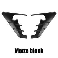 2PCS Spoiler Dust Cover For Tesla Model Y 2019-2025 / Model 3 2025 2025 Car Side Wing Panel Cover Modification Accessories matinė juoda spalva