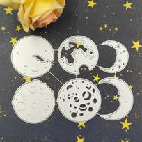 DIY Knife Mold Halloween Moon 6 Knife Mold Cutting Carbon Steel Embossing Cutting Knife Mold